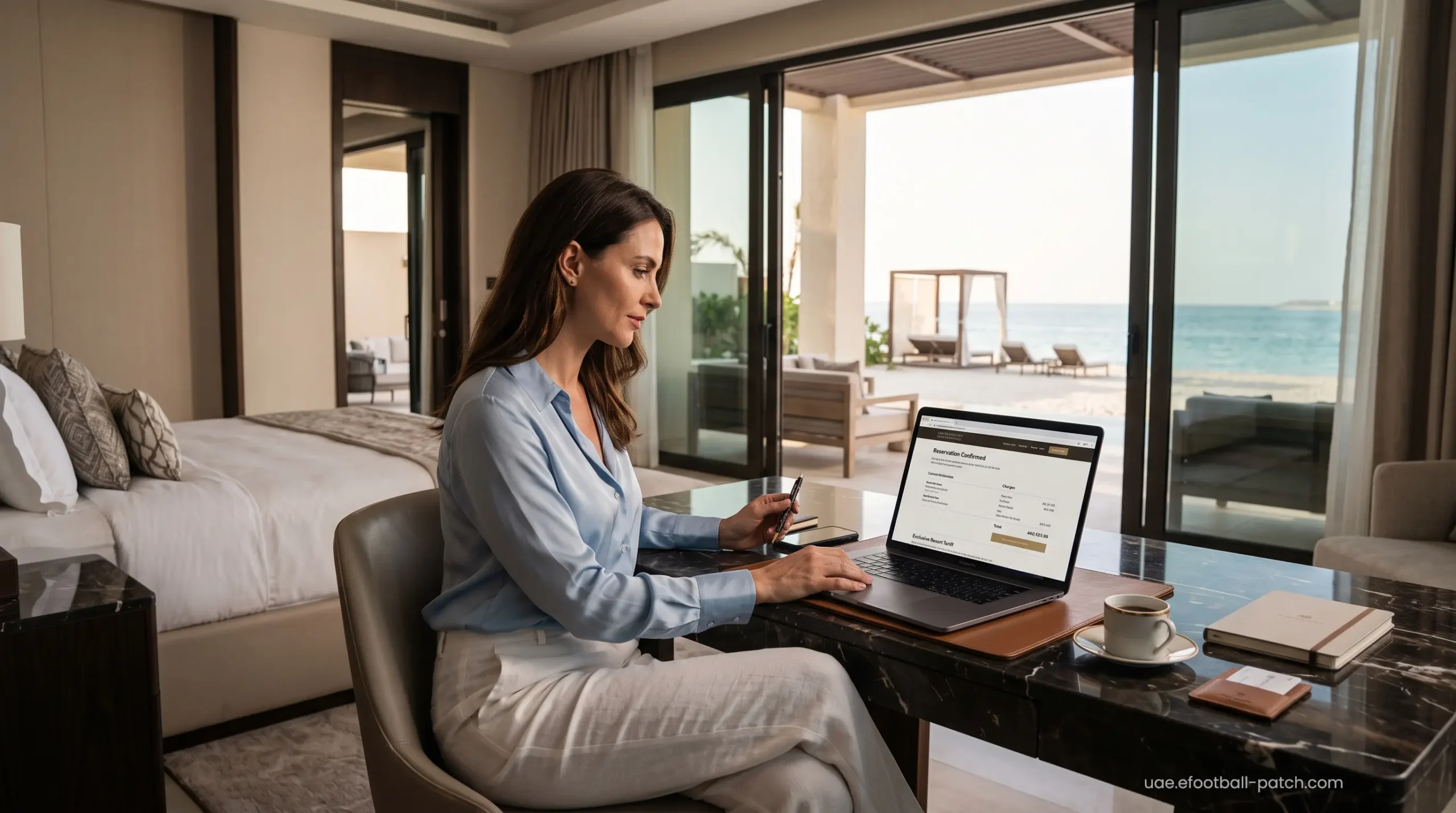 Premium private beach villa in the UAE with exclusive concierge booking access.